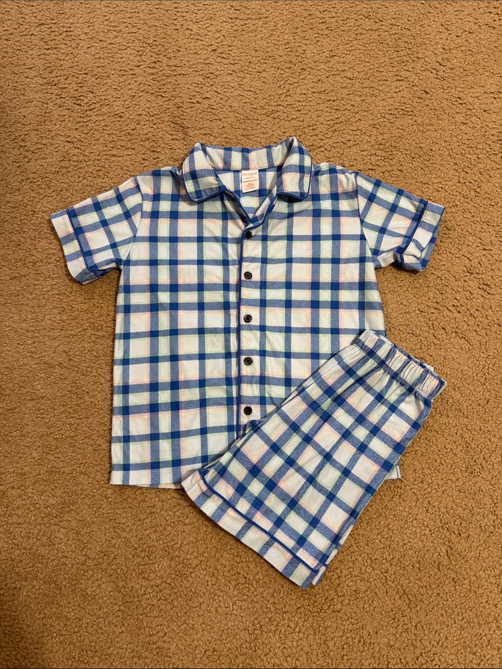 Boy’s Cat&Jack plaid pajama set